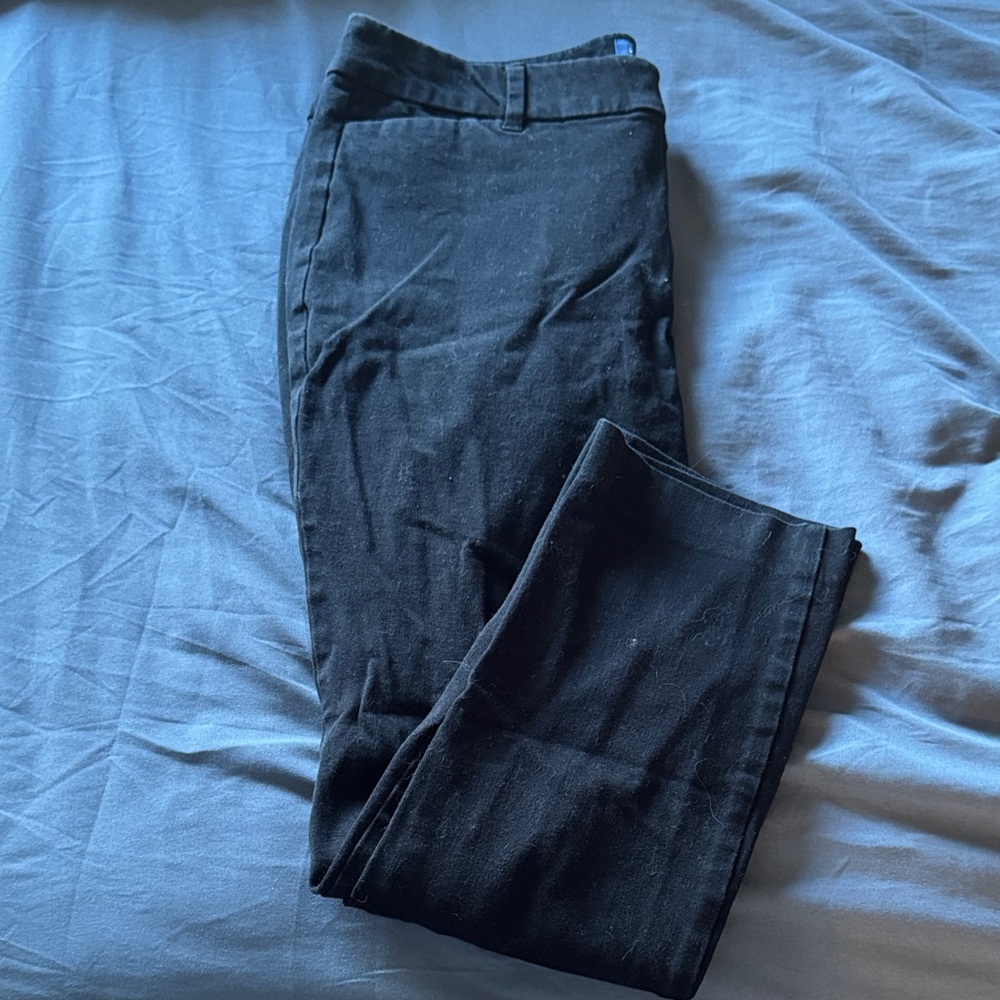 NWOT Old Navy Pixie Mid Rise Black Dress Pants